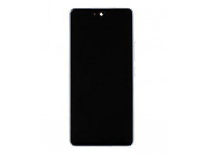 Originál LCD display + Dotyk + Přední kryt Samsung A536B Galaxy A53 5G Awesome Blue (Service Pack)