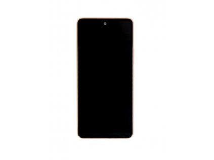 Originál LCD display + Dotyk + Přední kryt Samsung A536B Galaxy A53 5G Awesome Peach (Service Pack)