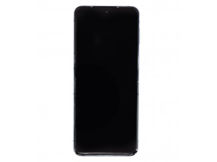 Originál LCD display + Dotyk + Přední Kryt Samsung F721 Galaxy Z Flip 4 5G Blue (Service Pack)