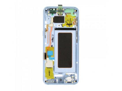 Originál LCD + dotyk + rámeček pro Samsung Galaxy S8 G950 korálově modrá (Service Pack)