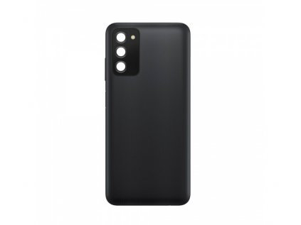 Zadní kryt + čočky + rámeček pro Samsung Galaxy A03s A037G černá (OEM)