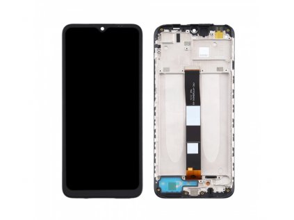Originál LCD + Dotyk + Rámeček pro Xiaomi Redmi 10A (2022) černá (Service pack)