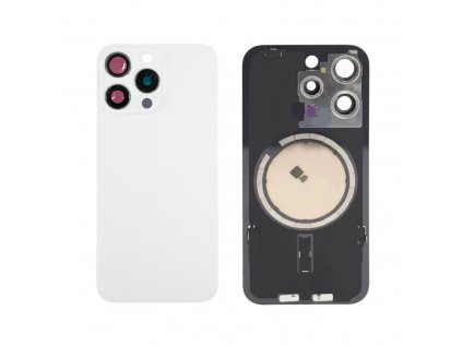 back cover glass for apple iphone 15 pro max white titanium