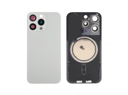 back cover glass for apple iphone 15 pro max natural titanium