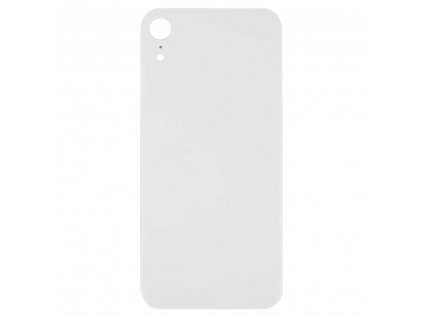 Back Glass Panel for iPhone XR White Big Camera Hole