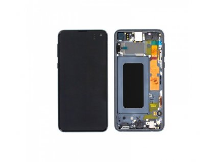 Originál LCD + dotyk + rámeček pro Samsung Galaxy S10e G970 modrá (Service Pack)