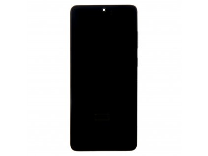 LCD display + Dotyk + Přední Kryt Samsung G986/G985 Galaxy S20+ Cosmic Black OLED