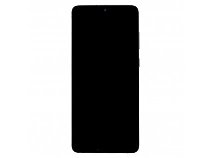 Originál LCD display + Dotyk + Přední Kryt Samsung G985/G986 Galaxy S20+ Cosmic Gray No Camera (Service Pack)