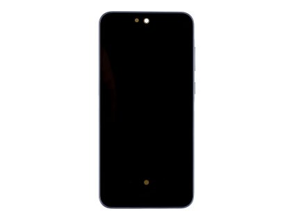 Originál LCD display + Dotyk + Přední kryt Samsung A356B Galaxy A35 5G Black (Service Pack)
