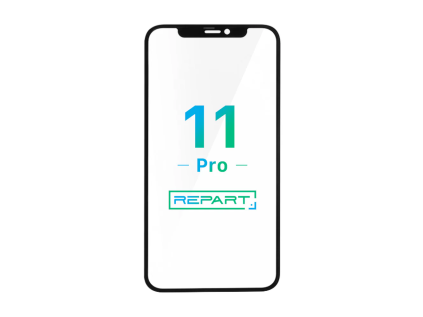 iPhone 11 pro front glass replacement with oca sklo displeje refurbis material