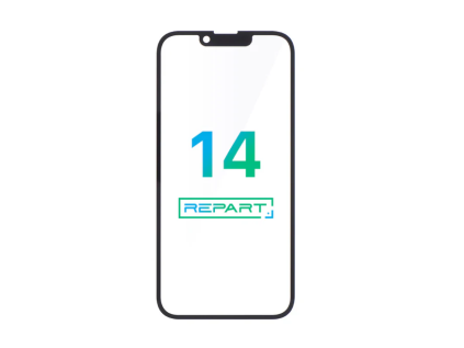 iPhone 14 front glass replacement with oca sklo displeje refurbis material