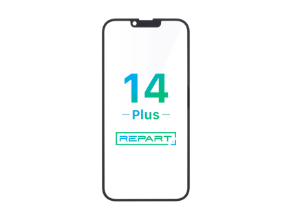iPhone 14 plus front glass replacement with oca sklo displeje refurbis material
