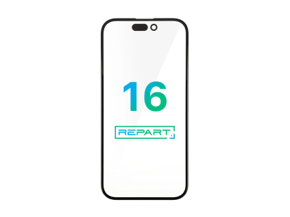 iPhone 16 front glass replacement with oca sklo displeje refurbis material