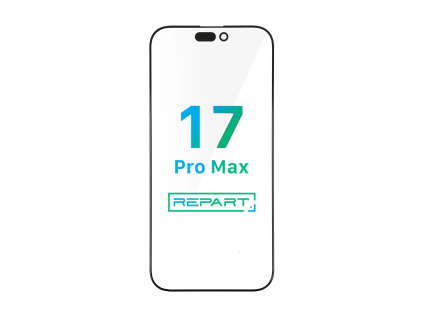 iPhone 17 pro max front glass replacement with oca sklo displeje refurbis material
