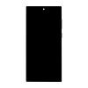 LCD display + Dotyk + Přední Kryt pro Samsung S908 Galaxy S22 Ultra Phantom Black OLED
