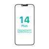 iPhone 14 plus front glass replacement with oca sklo displeje refurbis material