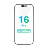 iPhone 16 pro front glass replacement with oca sklo displeje refurbis material