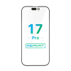 iPhone 17 pro front glass replacement with oca sklo displeje refurbis material