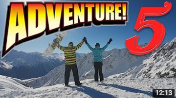 Zimní dovolená natočená mobilem 2017