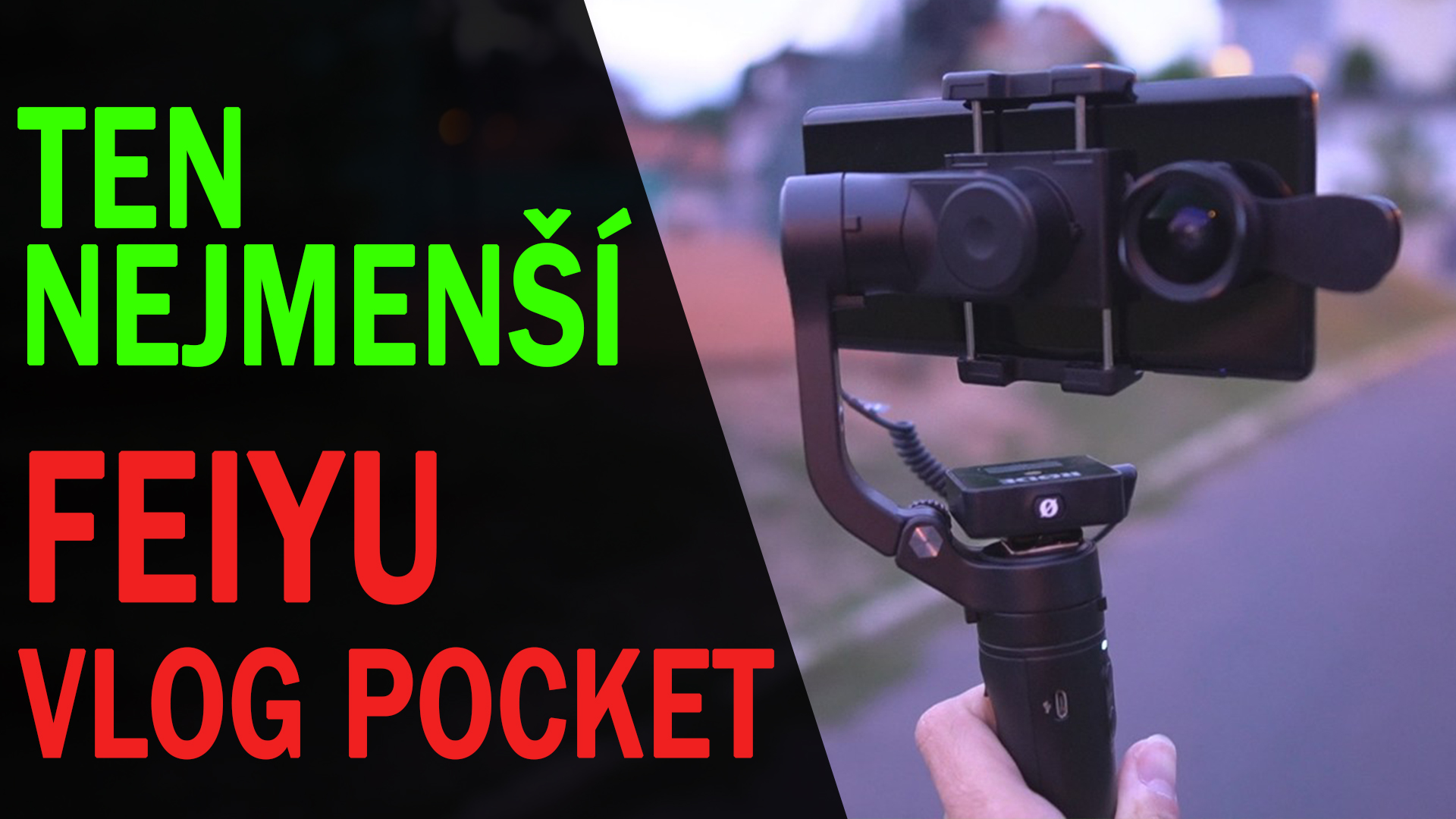 Feiyu VLOG Pocket - nejmenší 3-osý stabilizátor mobilu