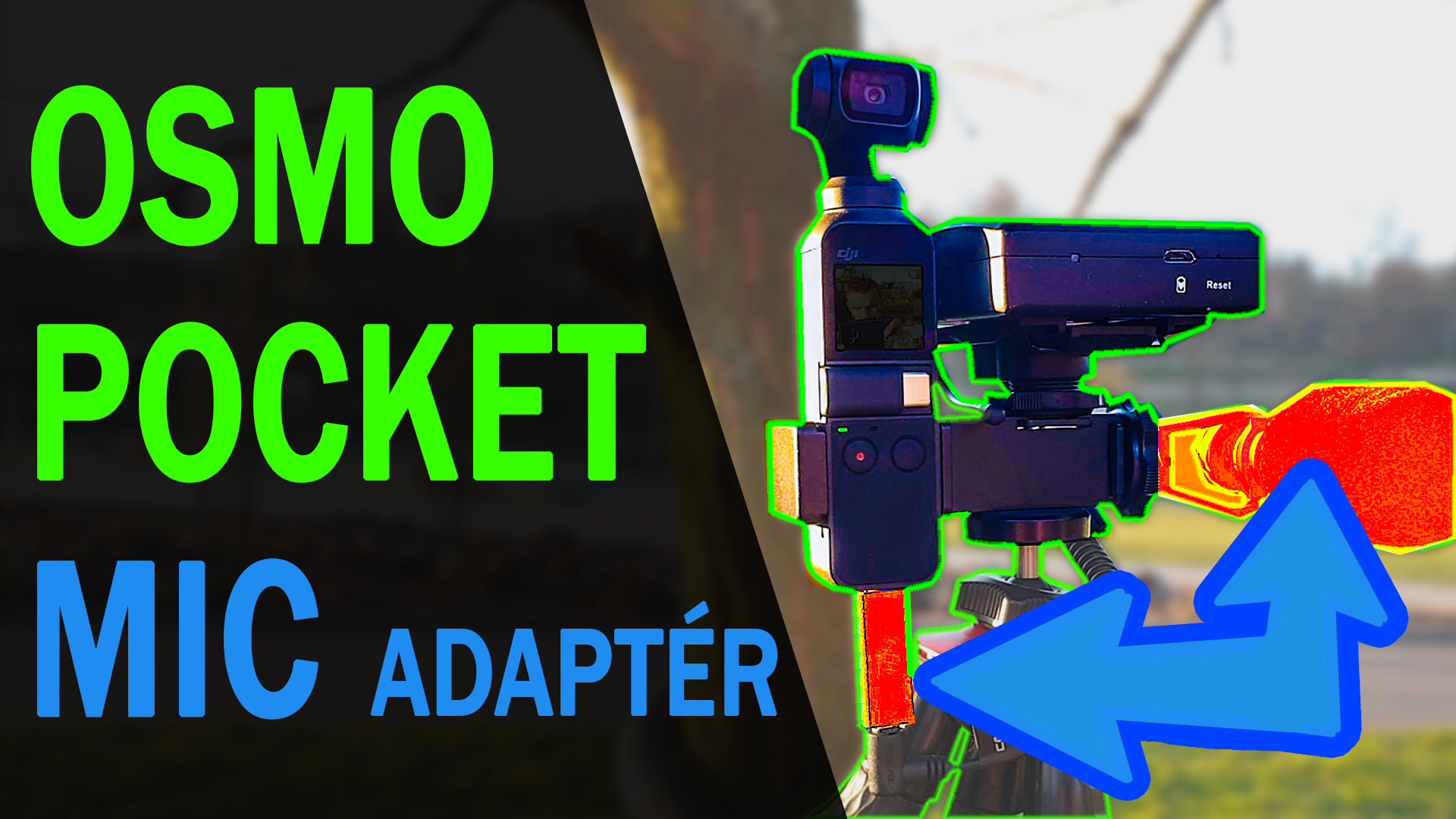 Externí mikrofony pro DJI OSMO POCKET - 3,5 mm MIC adaptér - co, jak a proč