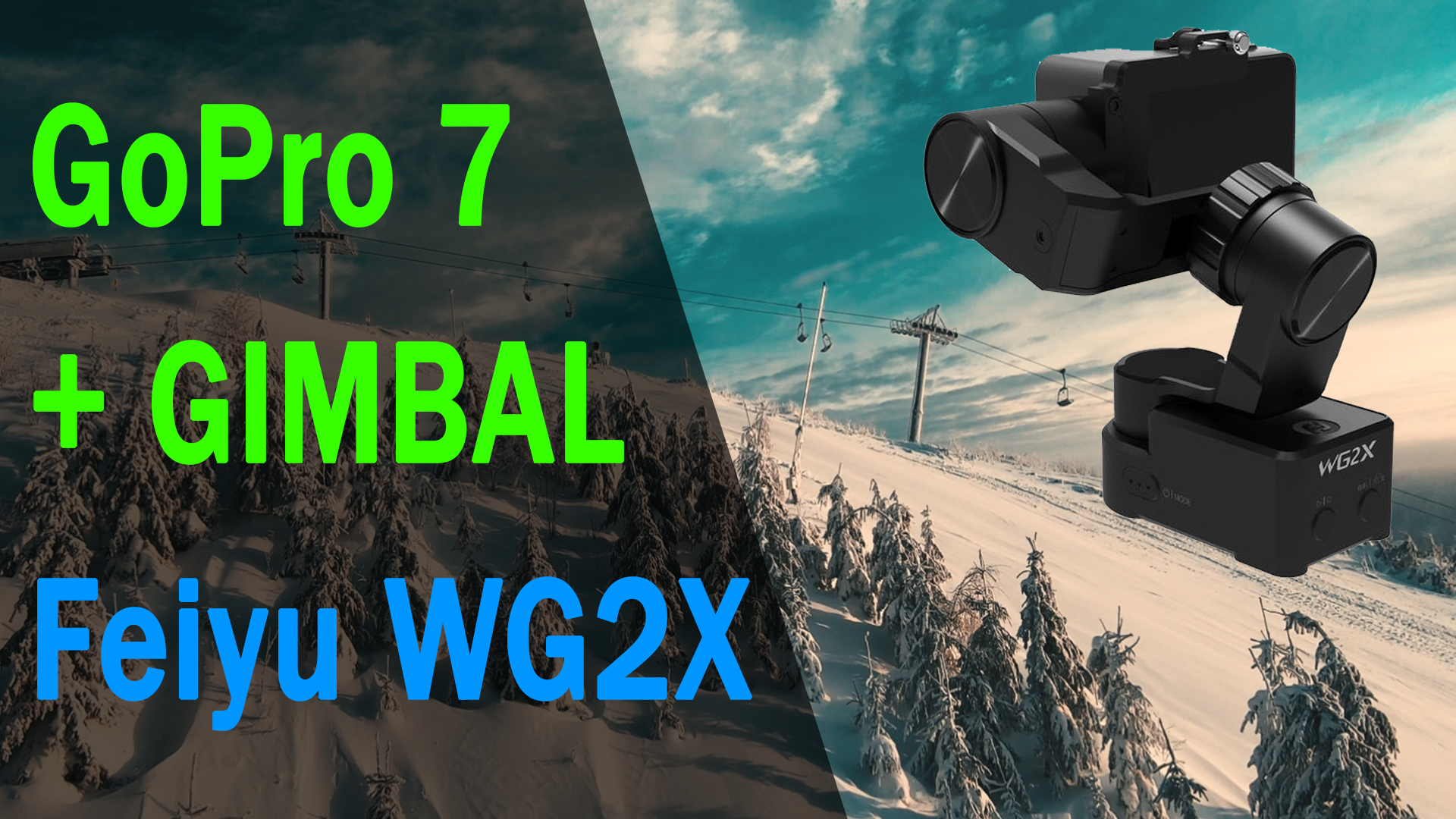 Feiyu WG2X + GoPro 7 Black - RECENZE - Využijete s Hero 7 ještě gimbal?