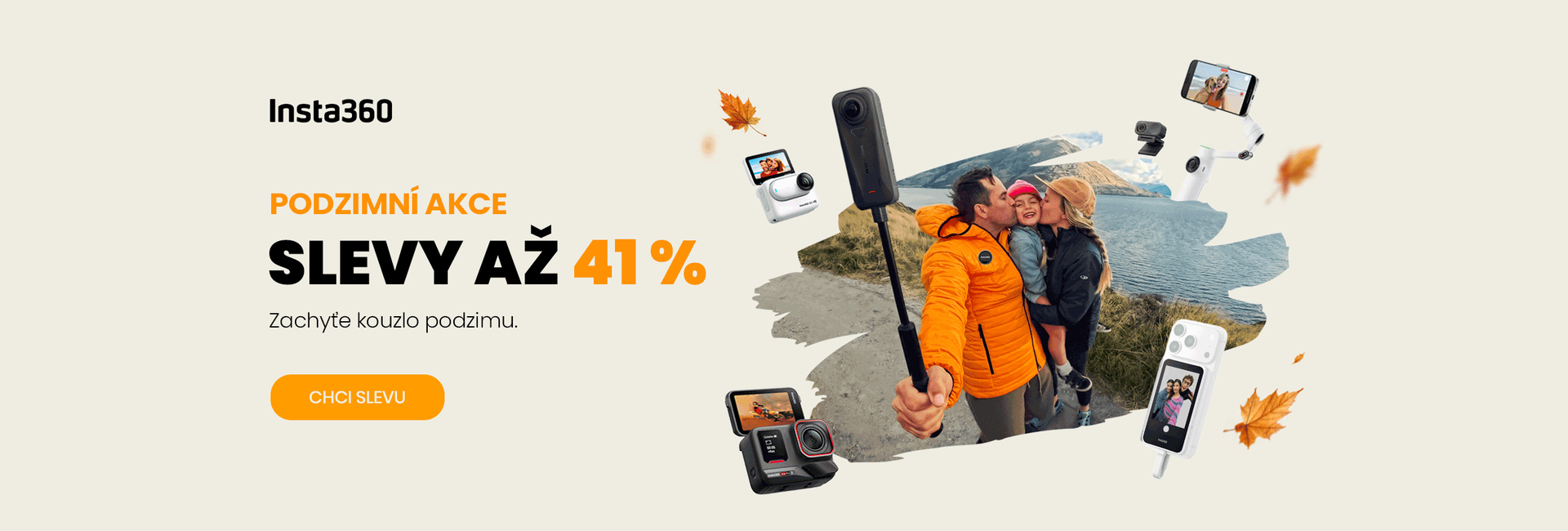 Insta360 – podzimní akce 6.–14.10.2026