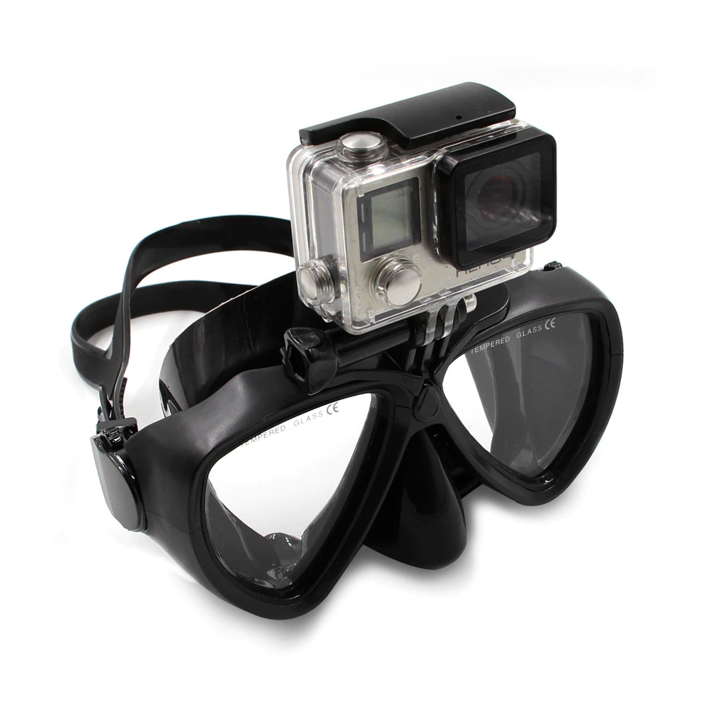 Potápěčské brýle s úchytem na akční kameru GoPro, Osmo Action a jiné -  MobilniReziser.CZ