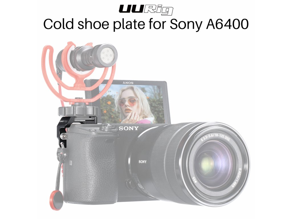 226 Přídavné sáňky blesku pro Sony A6400 na stranu mimo monitor 1