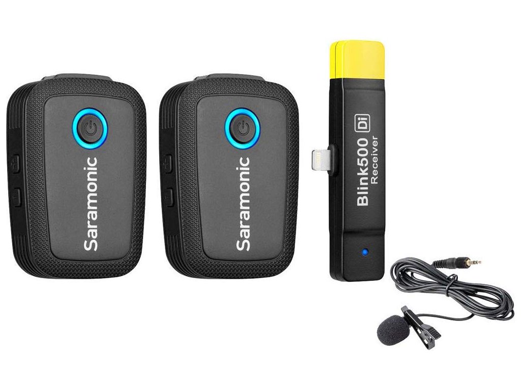 Saramonic Blink 500 B4 - Duální bezdrátový klopový mikrofon pro iPhone