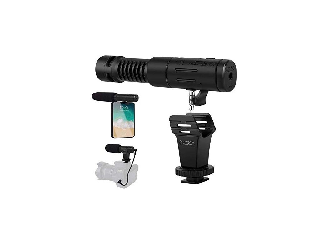 Multifunkční směrový mikrofon na mobil i kameru 1
