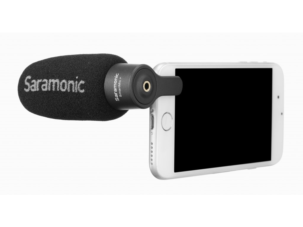 SARAMONIC SmartMic+ směrový mikrofon k mobilu - 3,5mm Jack -  MobilniReziser.CZ