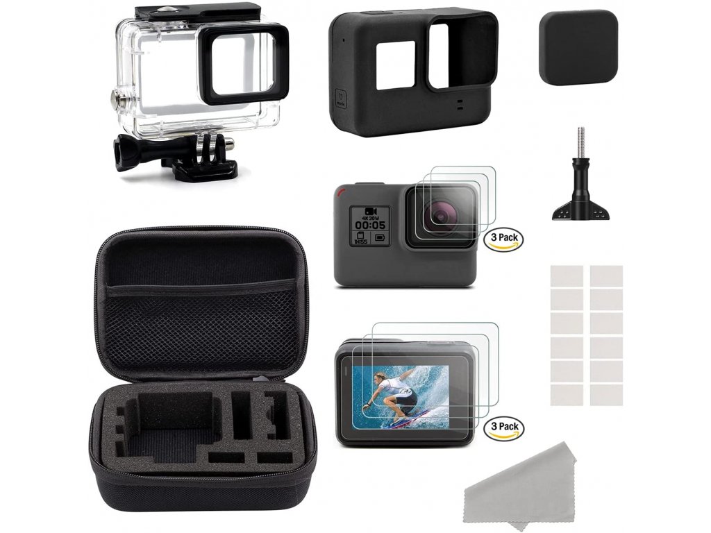 Podvodní set (housing pouzdro) na GoPro Hero 5, 6 a 7 Black -  MobilniReziser.CZ