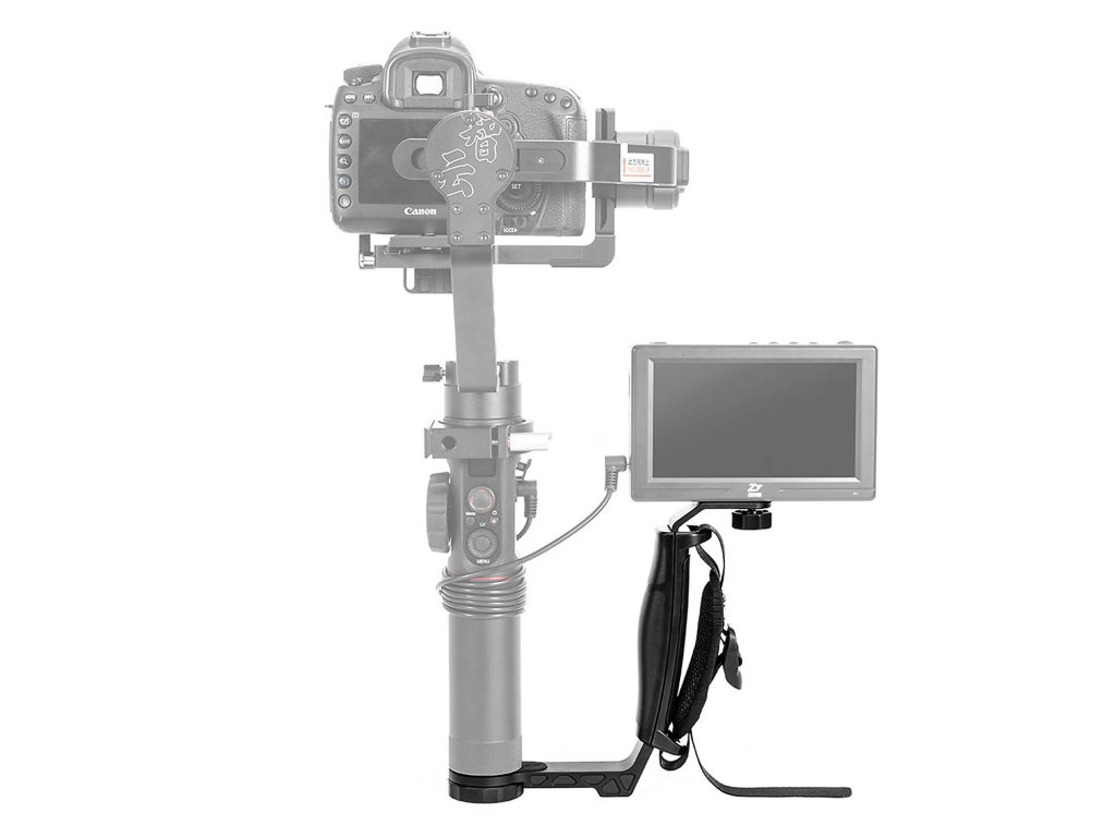 1 Zhiyun Dual Handle mini malý obouruční držák pro stabilizátory Zhiyun Crane 2, V2, M, Smooth 3