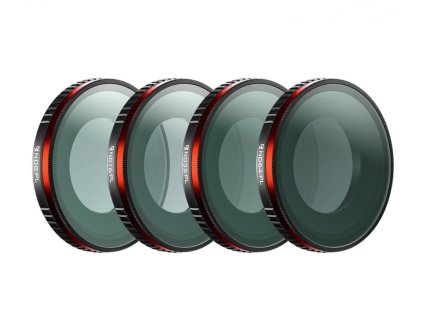 Freewell sada 4 filtrů Bright Day pro Insta360 GO Ultra ND8PL, 16PL, 32PL a 64PL,