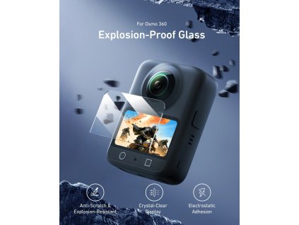 Ochranné sklo pro kameru DJI OSMO 360 1