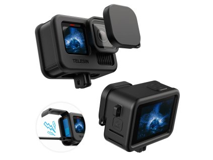 Silikonový ochranný návlek pro GoPro Hero 13 Black včetně krytky čočky 1