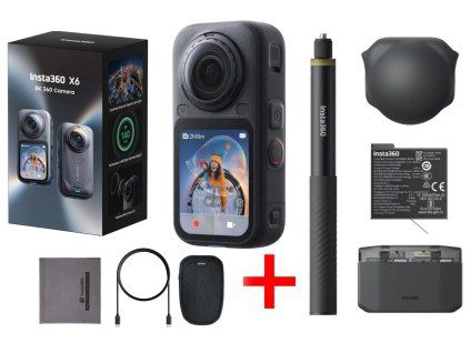 Insta360 X6 Essential bundle komplet CZ