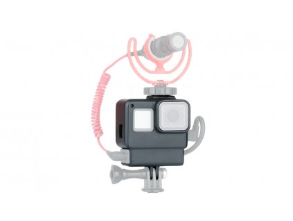 Klec na GoPro 5,6,7, audio adatér i externí mikrofon Ulanzi V2 5