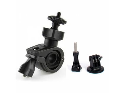 Bicycle Handle Bar Mount Holder 14 Interfere Adapter Long Screw for CameraDVGoPro Hero 43 32SJ4000 Black 600x60