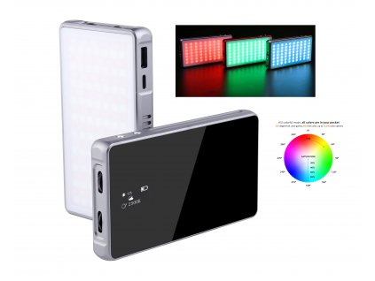 Výkonné malé RGB LED světlo FOTOBETTER R190 33