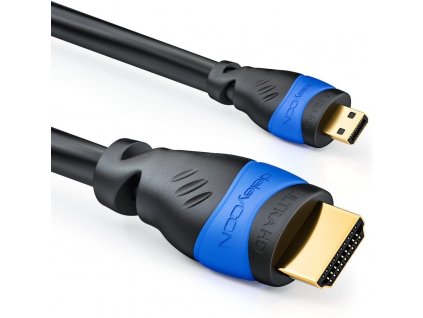Kabel Micro HDMI na HDMI 3m 4K HDMI 2.0 kabel 1