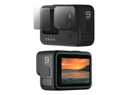 Ochranná sada skel pro GoPro Hero 9 Black 6ks tvrzené sklo 1