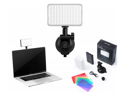 Přísavné LED světlo pro livestream z notebooku, telefonu, nebo tabletu 0
