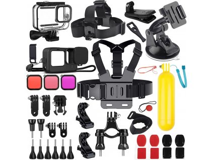 Velká sada set příslušenství speciálně pro GoPro Hero 9 black a GoPro Hero 10 / 11 / 12