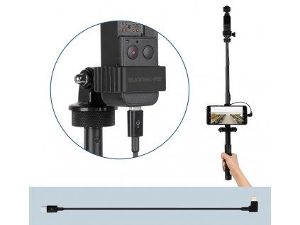 Propojovací OTG kabel 100cm k DJI Osmo Pocket, Pocket 2, Mini 2, AIR 2 USB C 1