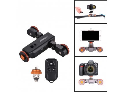 Automatický elektrický dolly slider 2.generace pro DSLR nebo telefon 0