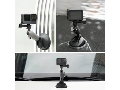 Pevná kvalitní přísavka s magickou rukou na GoPro a jiné akční kamery 7