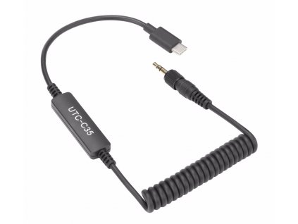 SARAMONIC audio adaptér z 3,5mm TRS jack na USB C pro mikrofony 1