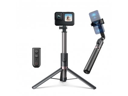specialni selfie tyc se stativem pro akcni kameru i mobil s ovladanim gopro 10 9 i telefonu 0